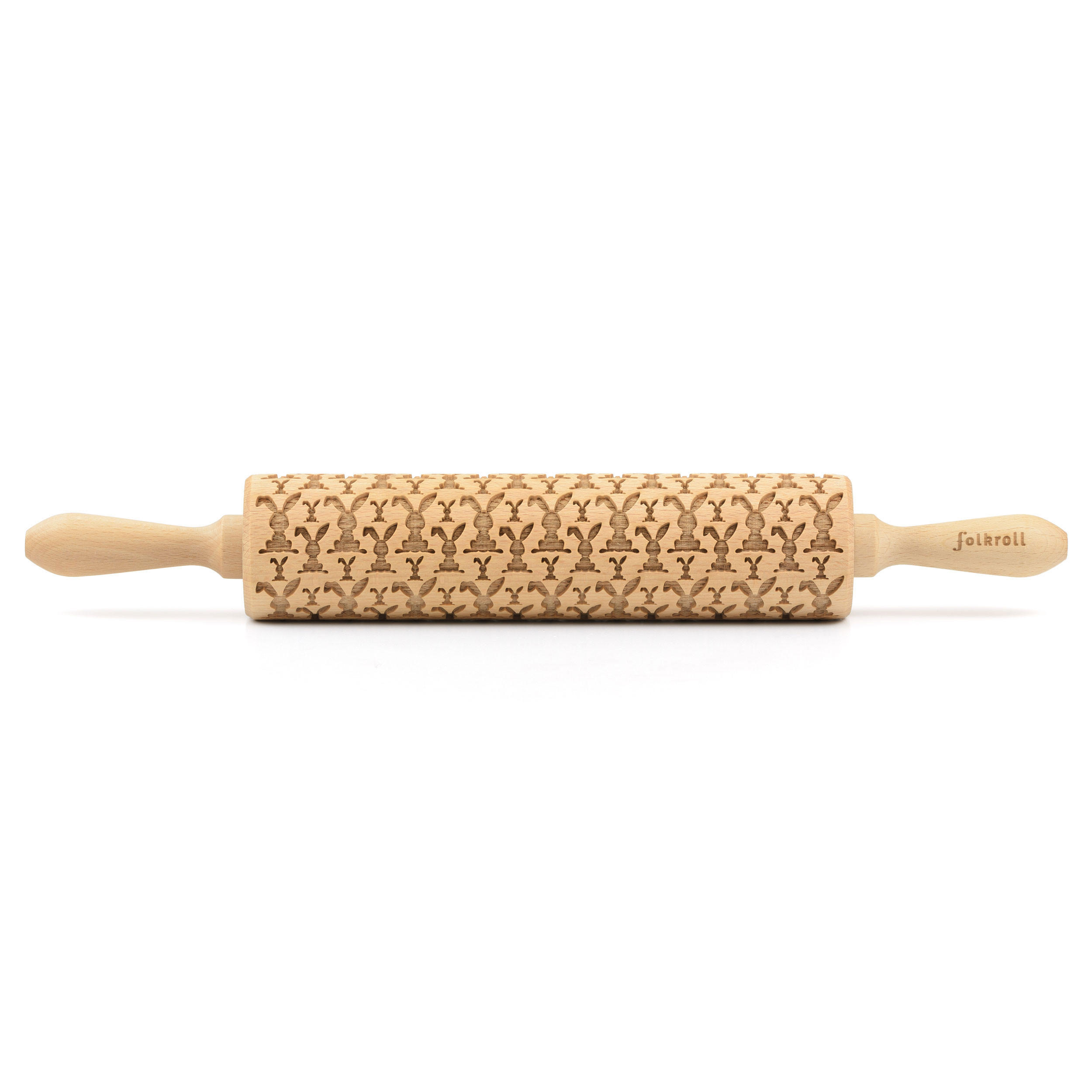 Folkroll Teigrolle Braun 43 cm