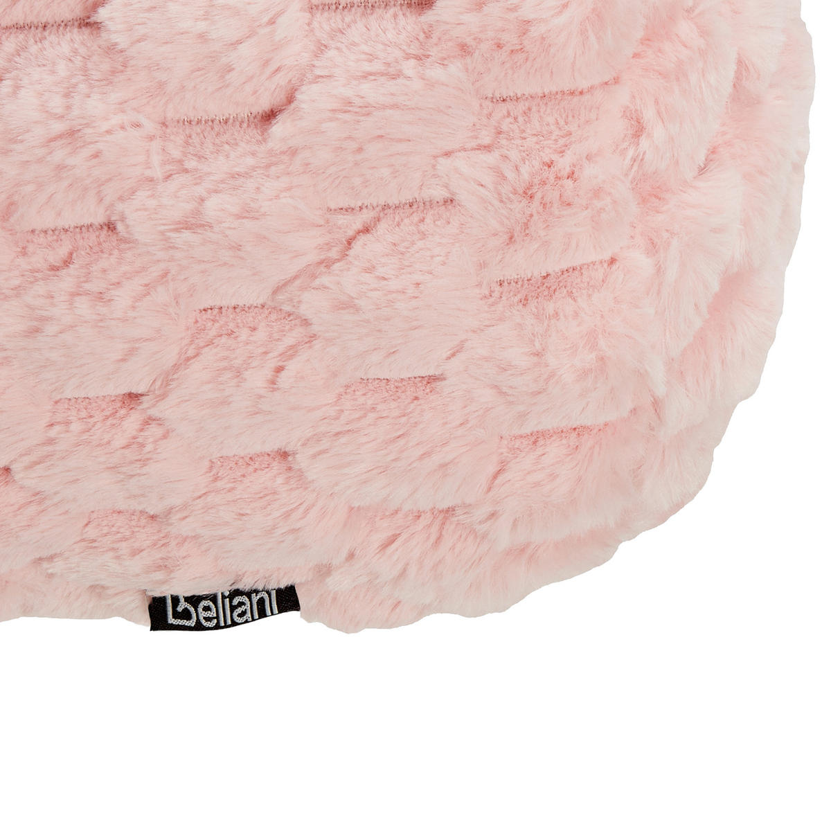 Dekokissen Rosa 60/22 cm Linden - Pink, Kunststoff (60/22cm) - Beliani