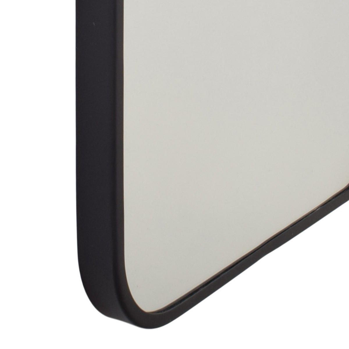 WANDSPIEGEL Mica Schwarz - Schwarz, Metall (45/61/4cm) - LOFT42