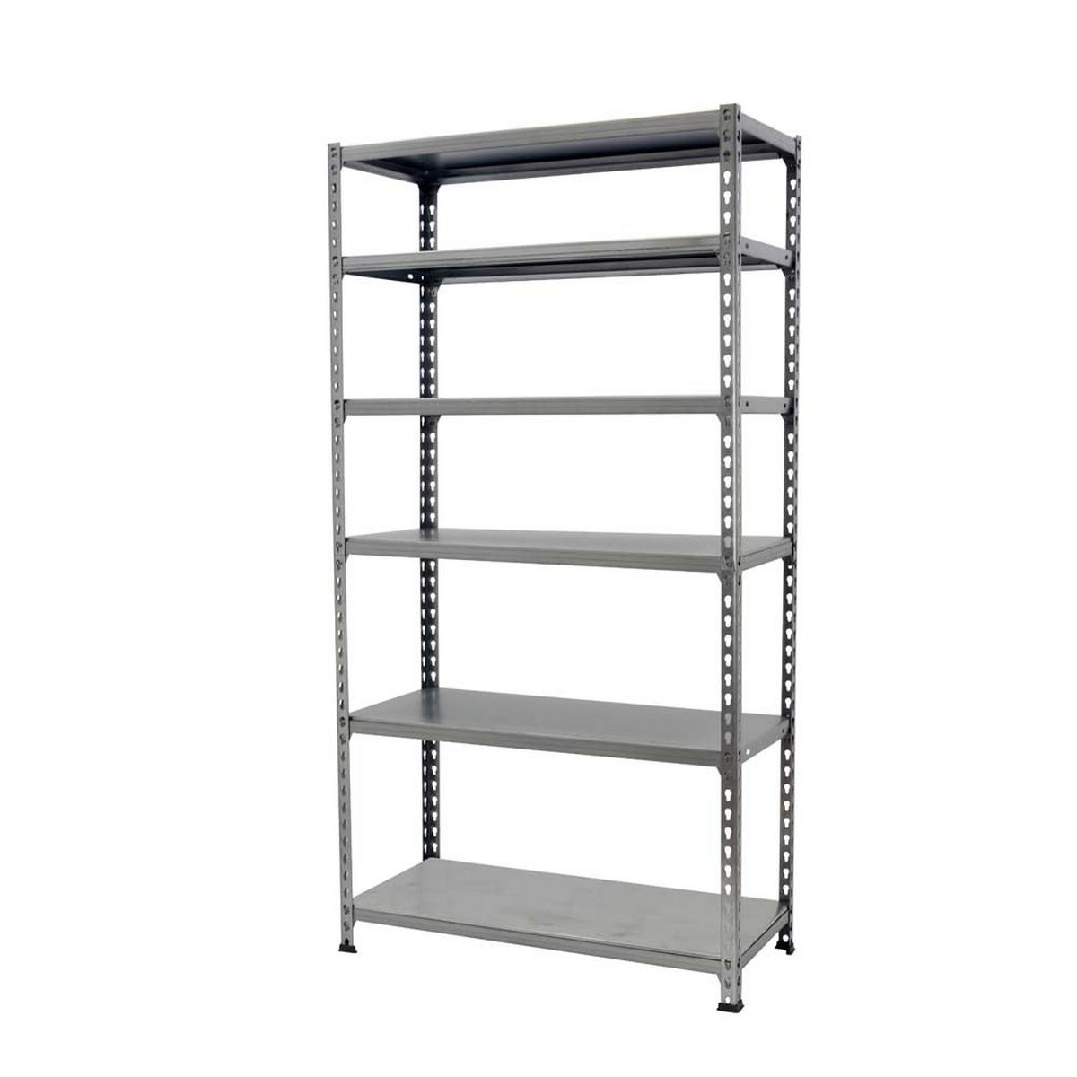 SCHWERLASTREGAL Giant Metal Shark HxBxT 250 x 100 x 50 cm Fachlast 180 kg Grau - Grau, Metall (100/250/50cm) - PROREGAL