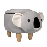 TIERHOCKER Koala - Hellgrau/Grau, Textil (32/37/57cm) - SVITA