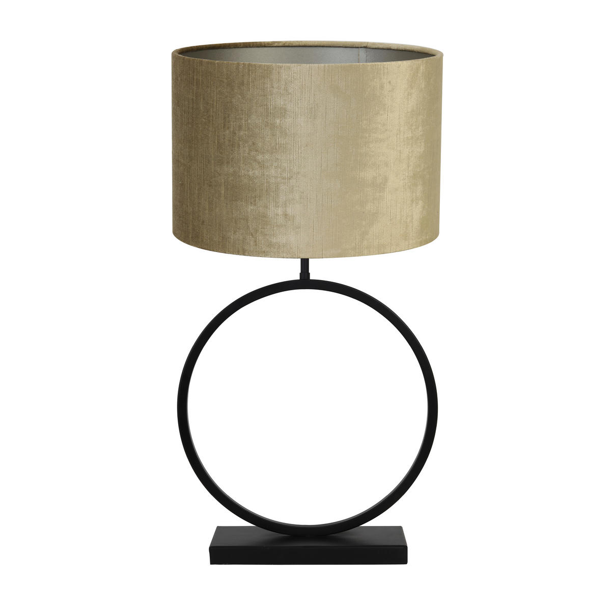 TISCHLEUCHTE Liva/Gemstone Schwarz, Bronze 40/40/78.5 cm - Schwarz/Bronzefarben, Metall (40/40/78.5cm) - Light & Living