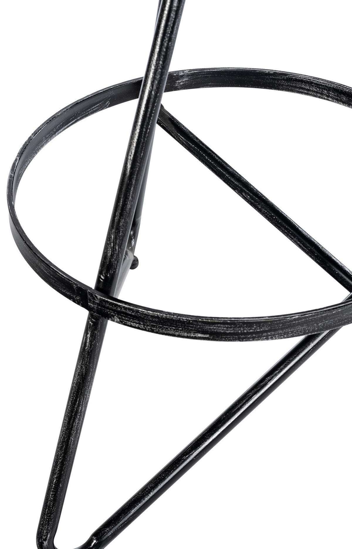 BARHOCKER 2er Set Metall Silber - Silberfarben, Metall (44/67/44cm) - CLP