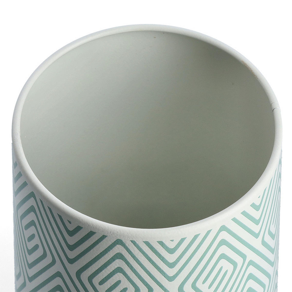 VORRATSDOSE mit Bambusdeckel, mint - 1000ml, Ø 10,5cm - Multicolor, Metall (10.5/16.5/10.5cm) - Zeller Present