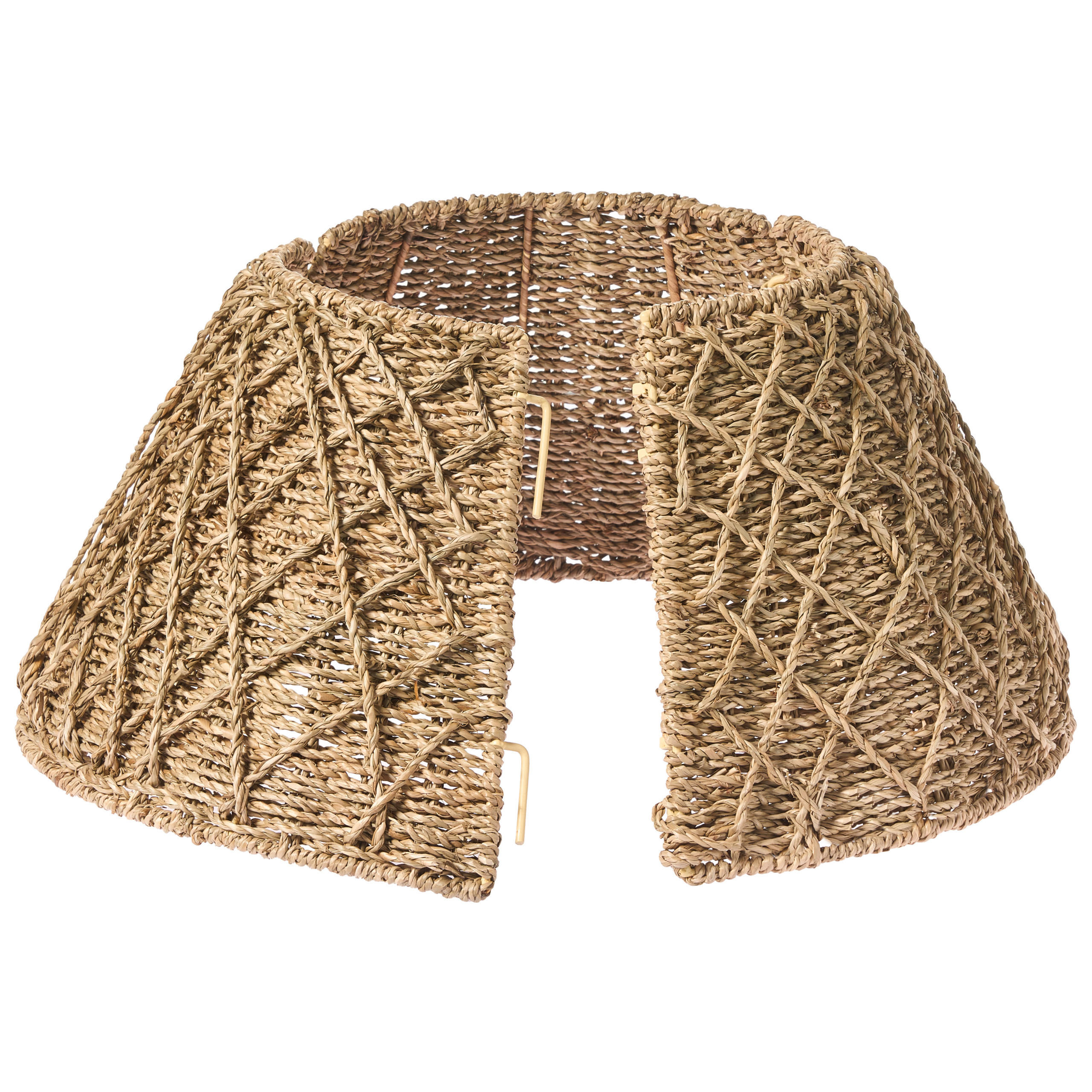 WEIHNACHTSBAUMKRAGEN 22 cm Naturfarben Bougie - Naturfarben, Naturmaterialen (22cm) - Beliani