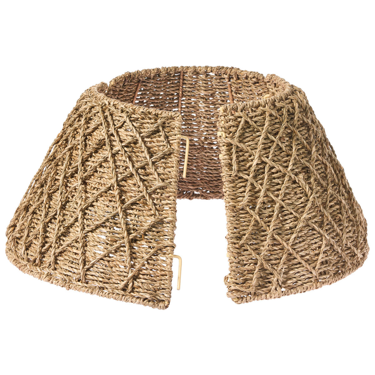 WEIHNACHTSBAUMKRAGEN 22 cm Naturfarben Bougie - Naturfarben, Naturmaterialen (22cm) - Beliani