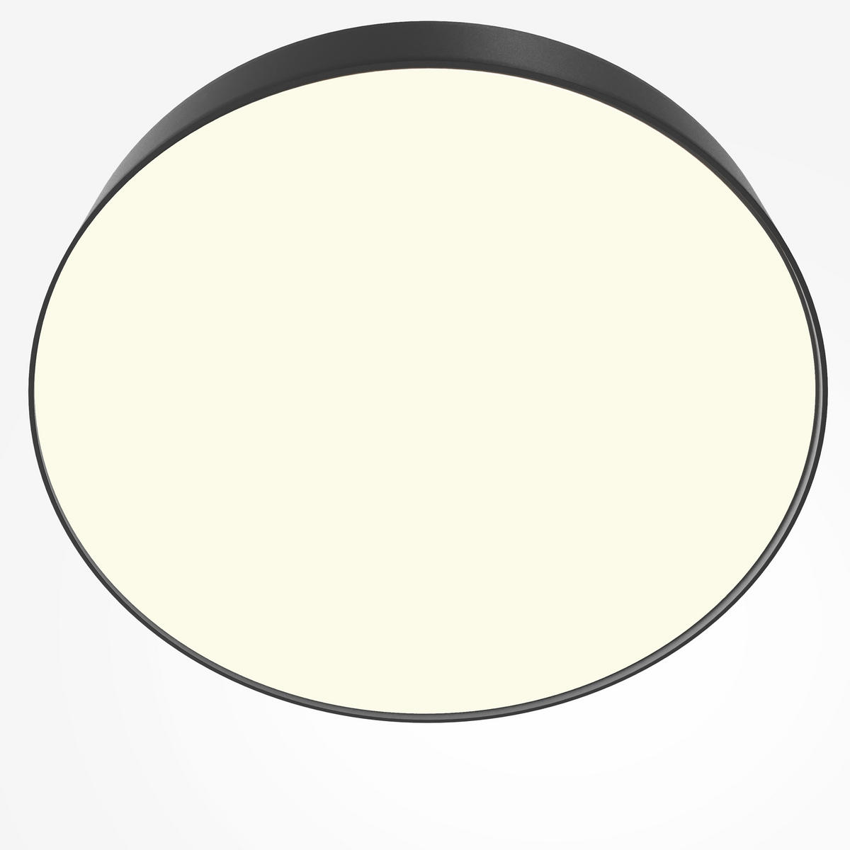 DECKENLEUCHTE Zon - Schwarz - 40/40/6 cm - Schwarz, Kunststoff (40/40/6cm) - Maytoni