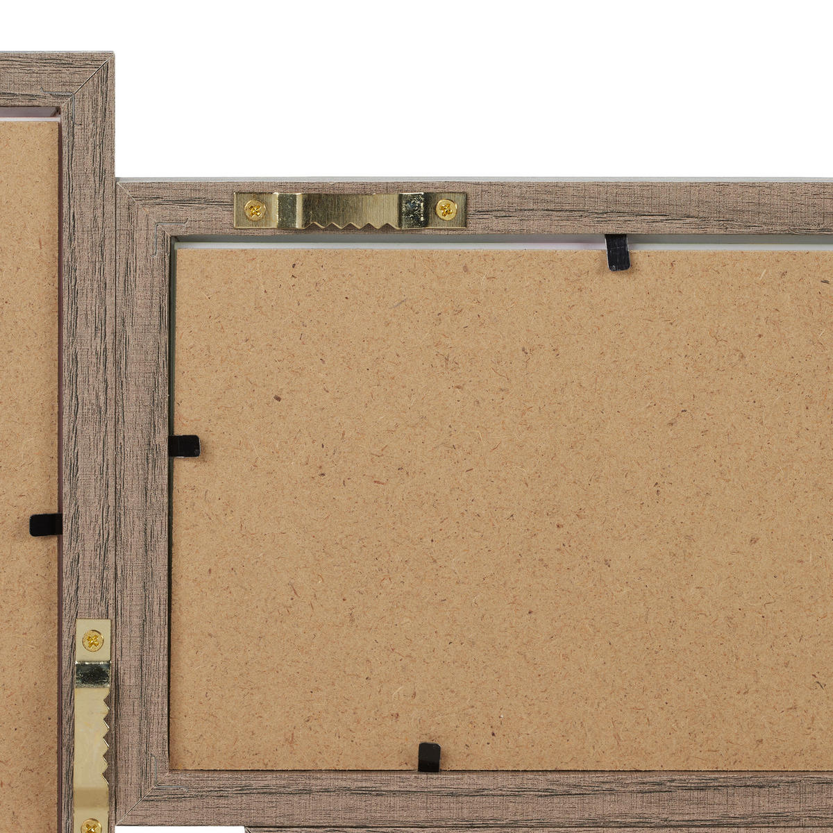 BILDERRAHMEN-COLLAGE - Braun, Holzwerkstoff/Kunststoff (91/61.5/2cm) - Relaxdays