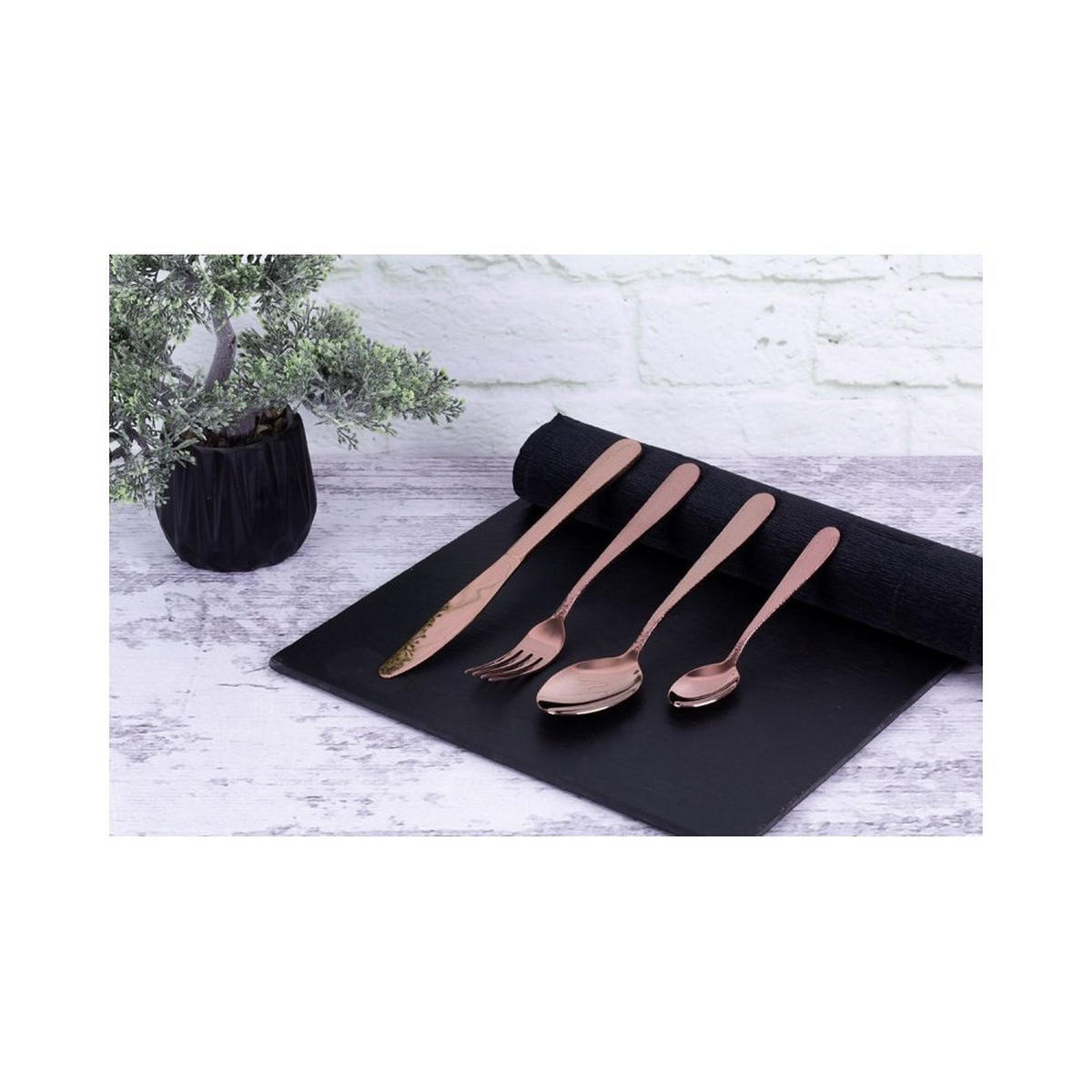 BESTECKSET Gold 30/20/5 cm BH2619NA - Goldfarben, Metall - Berlinger Haus