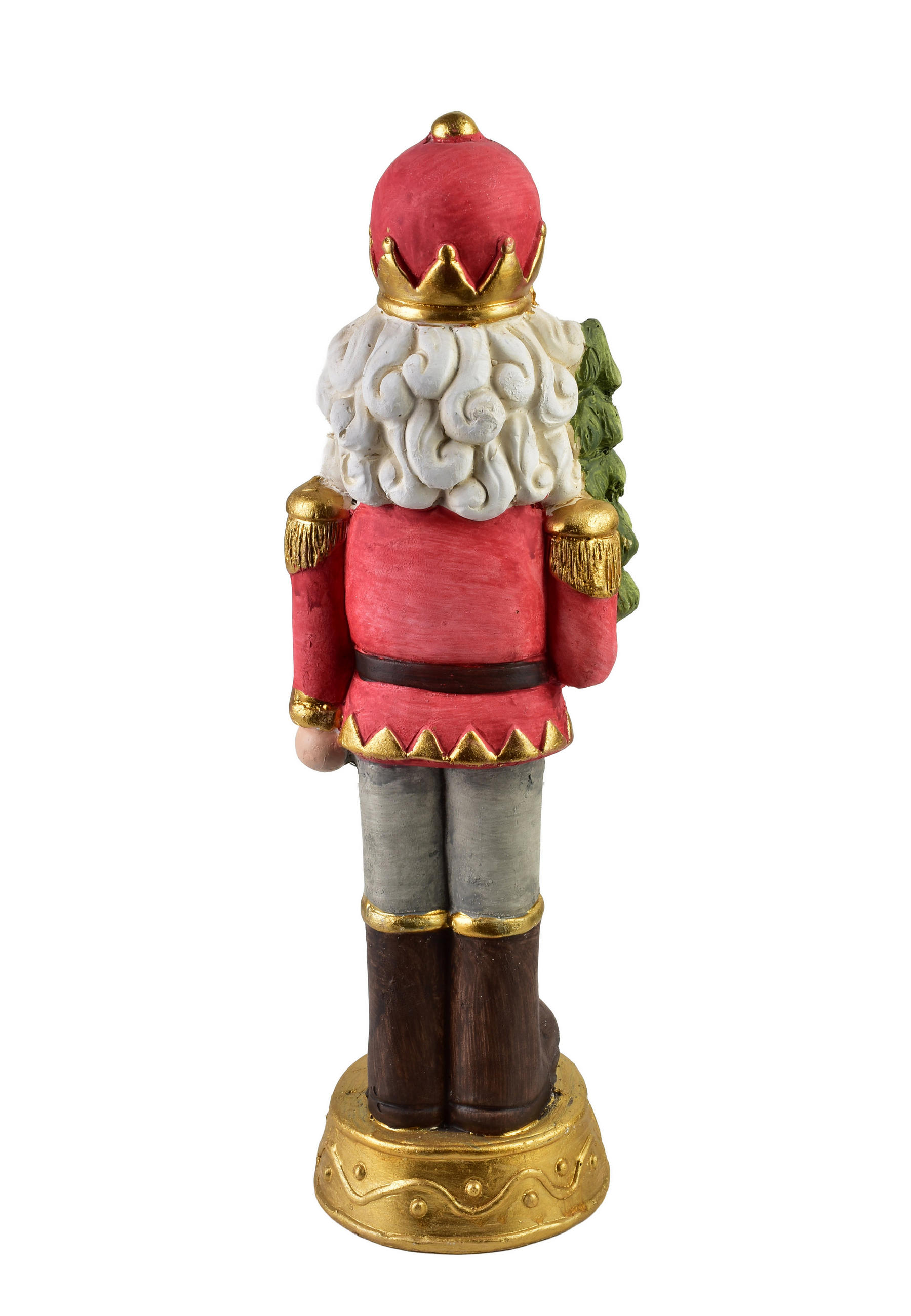 DEKOFIGUR Santa Lila Rot 14x13x48 cm Keramik - Rot, Keramik (13/48/14cm) - Mondex