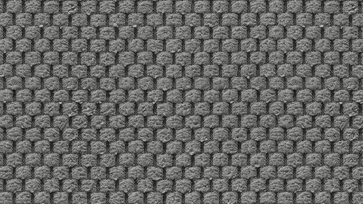 ECKSOFA MELLOW 3-Sitzer, grau - Schwarz/Grau, Holz/Textil (232/156cm) - Courtois Laville