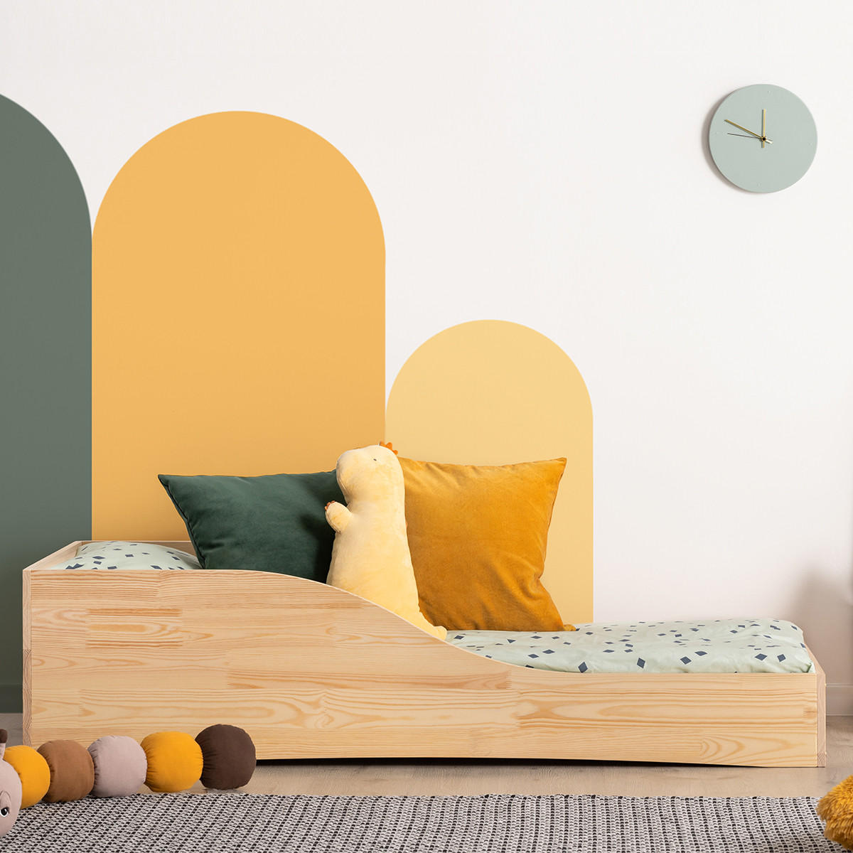 POSTEL 90/200 Ludmilla Přírodní dřevo - hnědá, dřevo (90/200cm) - Petits-meubles