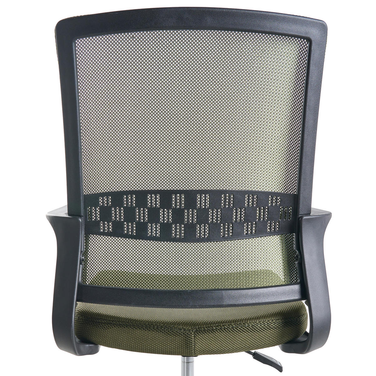 BÜROSTUHL Dunkelgrün Ease - Schwarz/Grün, Textil (54/94/54cm) - Beliani