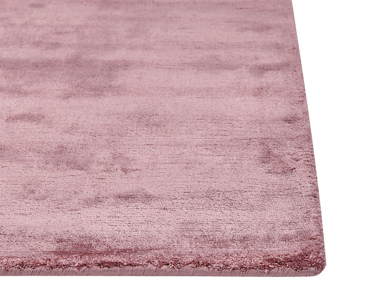 KURZFLOR-TEPPICH Gesi II 200/140 cm - Pink, Naturmaterialien (140/200cm) - Beliani