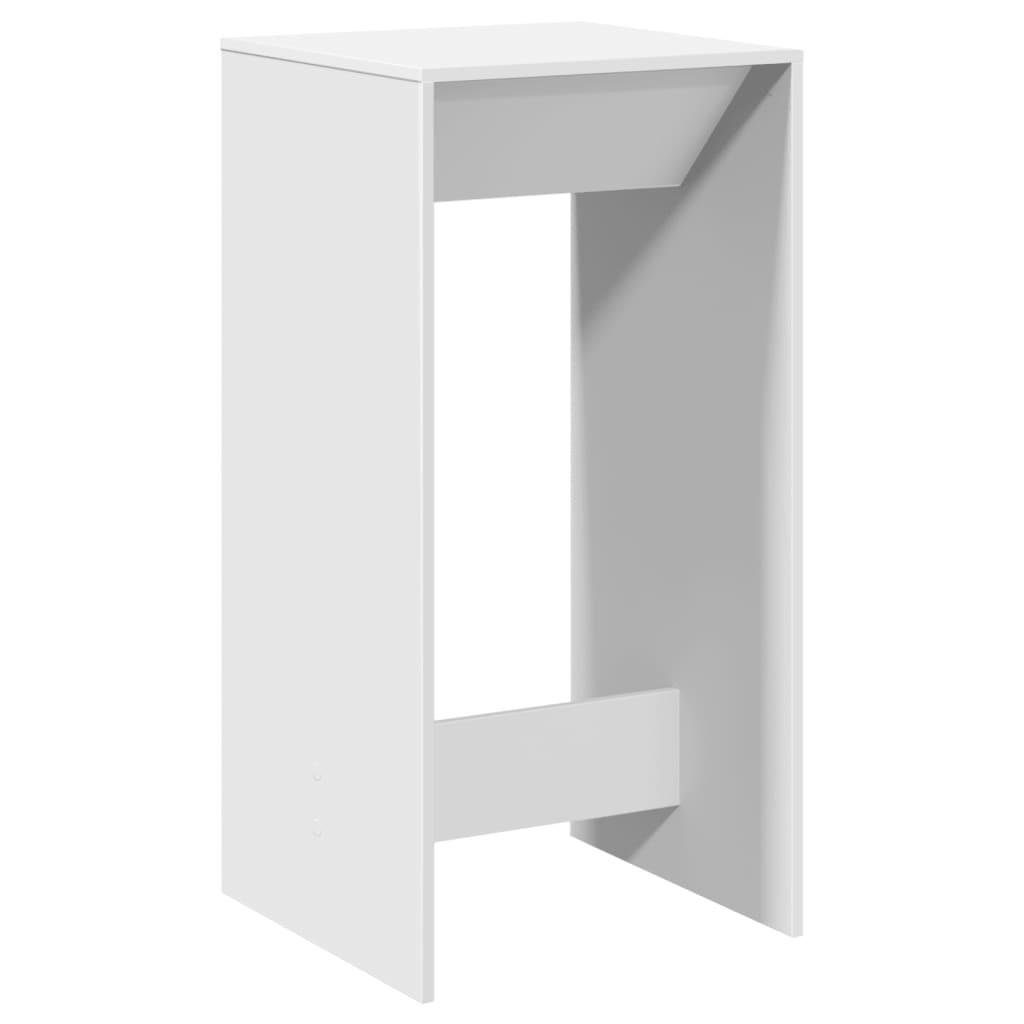 vidaXL Bartisch Weiß 51x103.5x50 cm