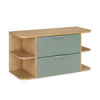 WASCHTISCHUNTERSCHRANK 100.4cm Oria Grün - Grün, Holzwerkstoff (100.4/50/45.8cm) - Petits-meubles