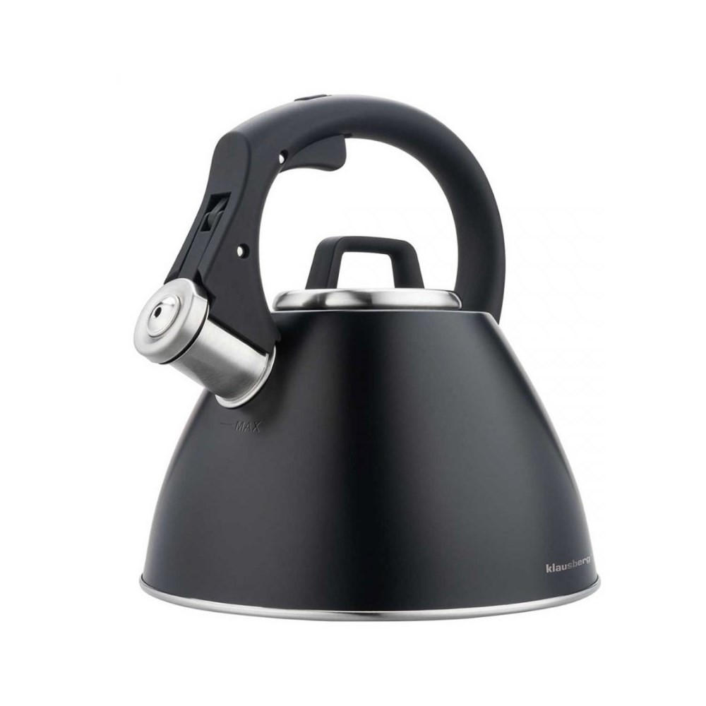 WASSERKESSEL Schwarz 20/21/23 cm 64821 - Schwarz, Metall (20cm) - Klausberg 