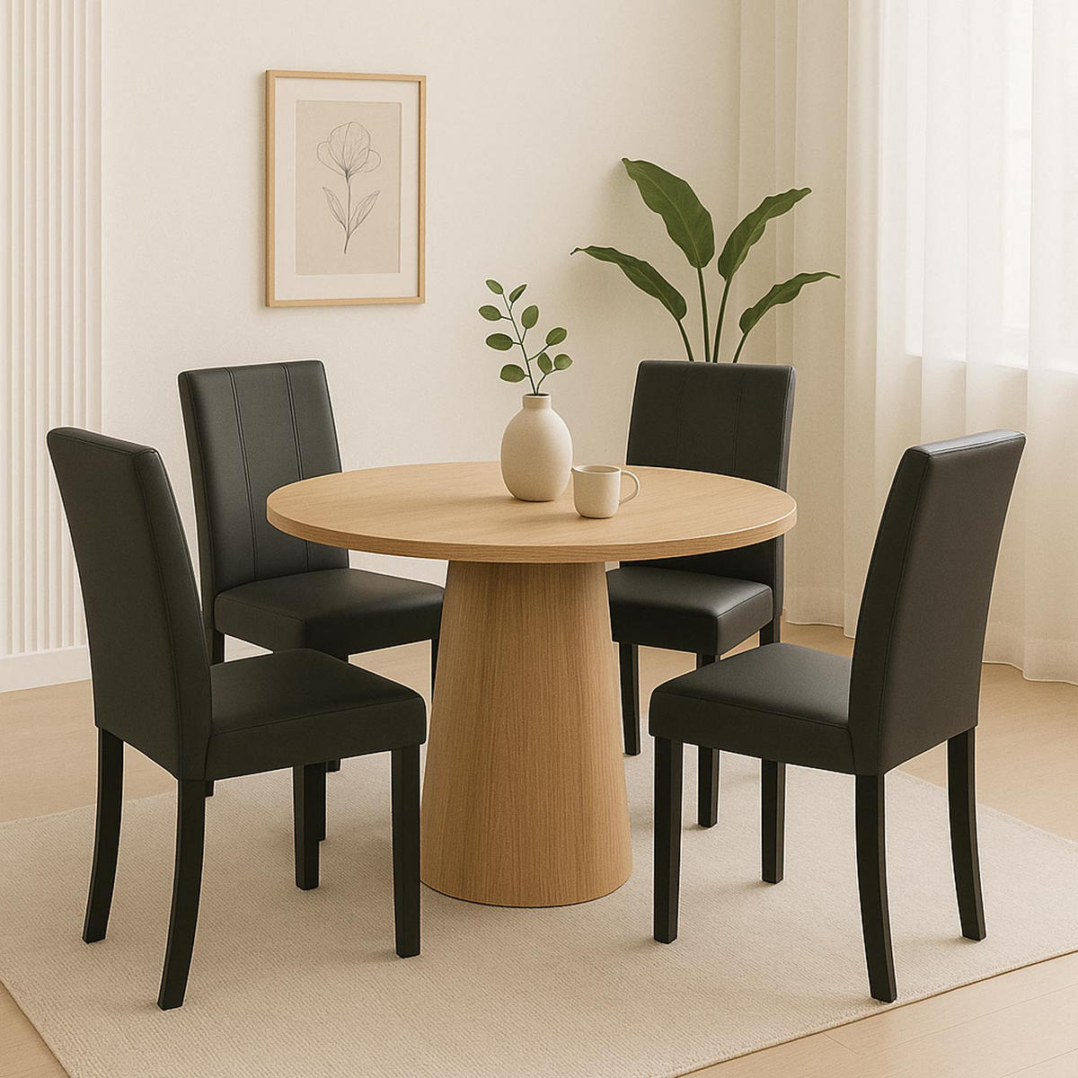 ESSZIMMERSTUHL O65D Dunkelgrau - Dunkelgrau, Textil (40/88/55cm) - MCW