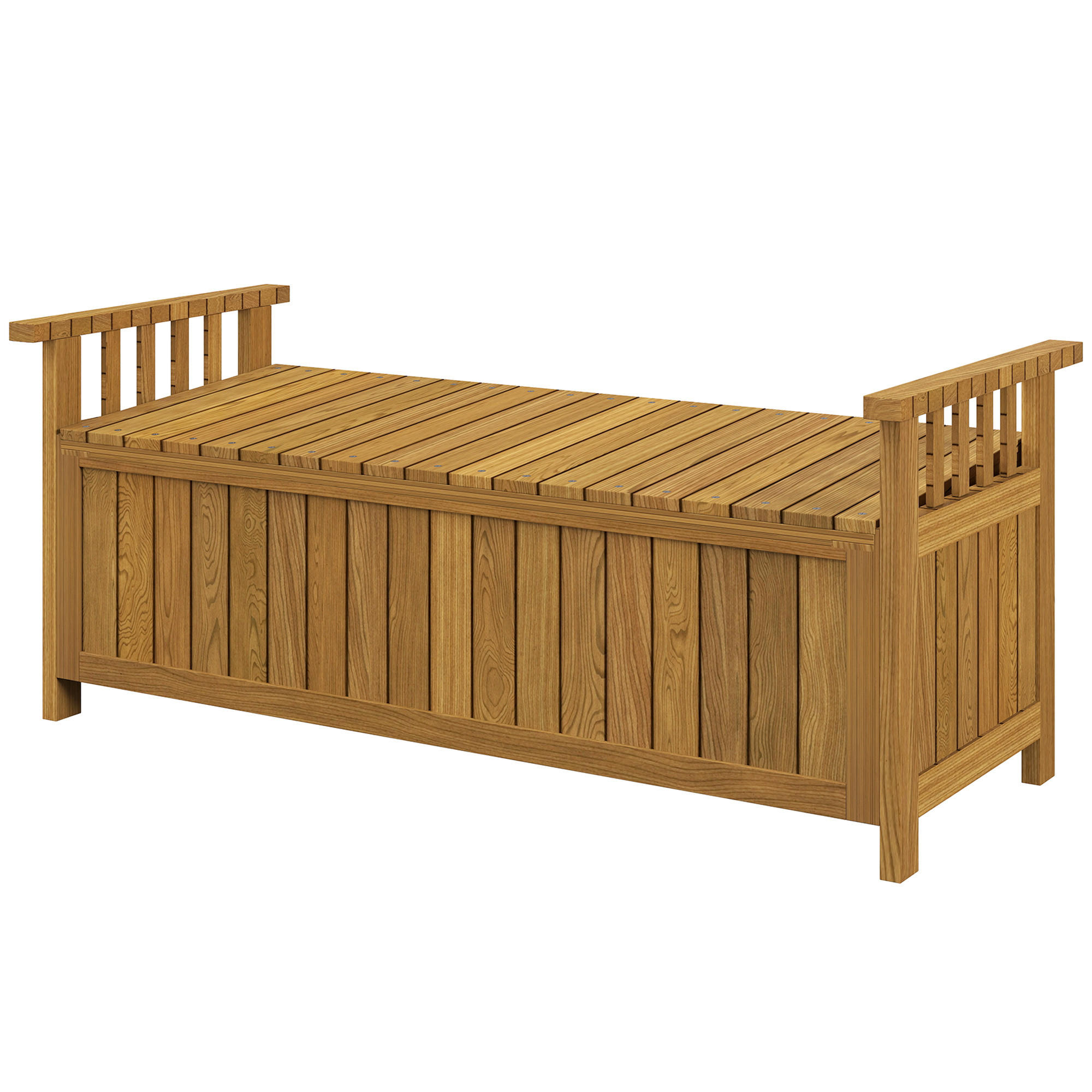 GARTENBANK DE-17775 Braun - Braun, Holz (128.5/53.5/52cm) - ComfortXL