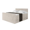 BOXSPRINGBETT mit Matratze H3|H4 und Lattenrost - TOLO-Z KING 180x200 Cord - Creme - Creme, Holzwerkstoff (180/200cm) - ALTDECOR