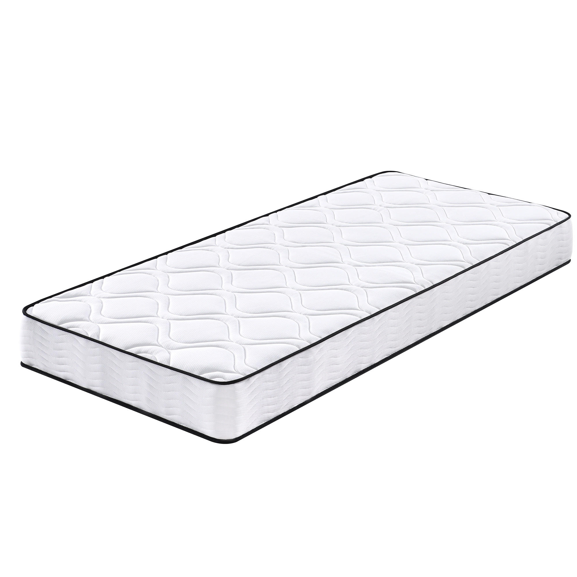 TASCHENFEDERKERNMATRATZE LISA Höhe 19cm 90x200cm - Weiß, Textil/Metall (90/200cm) - Arensberger