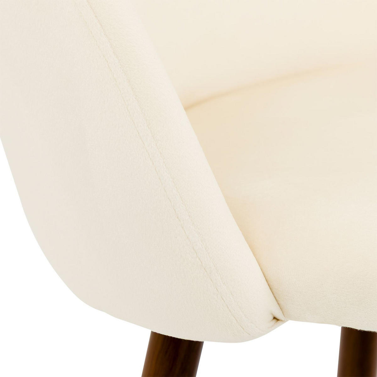 ESSZIMMERSTUHL NAVIA 2er-Set cremeweiß - Creme, Textil (49/76/52cm) - IDIMEX