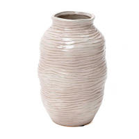 VASE Ø 16 x H 24.5 cm - Roségold, Keramik (24.5cm) - Hometopia