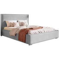 POLSTERBETT 140x200 Sydney mit Bettkasten, Hellgrau - Hellgrau, Holz/Textil (140/200cm) - Emporius