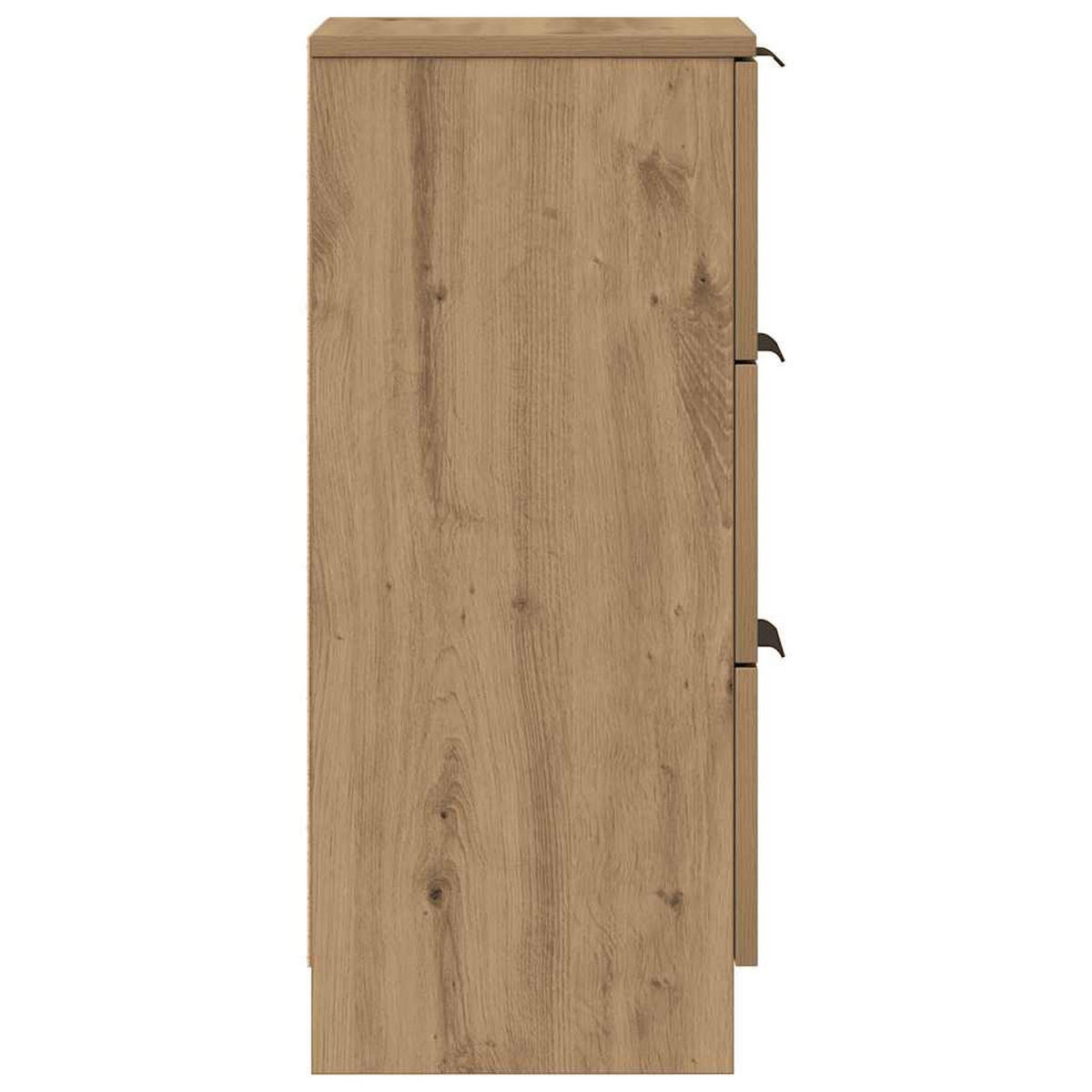 SIDEBOARDS 2Er Set Artisan-Eiche 30/30/70 Cm Holzwerkstoff - Braun, Holzwerkstoff (30/70/30cm) - vidaXL
