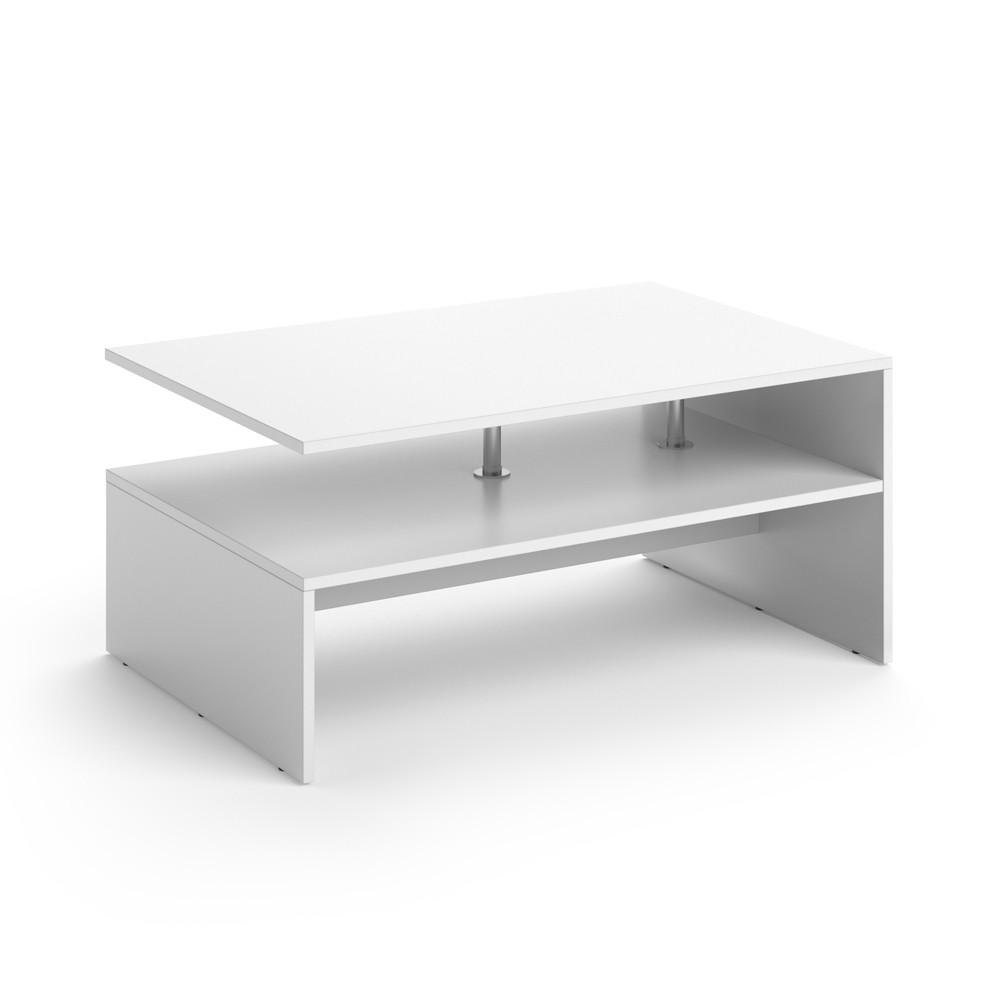 COUCHTISCH Amato Weiß 90 x 60 cm - Weiß, Holzwerkstoff (60/90/42cm) - Vicco