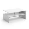 COUCHTISCH Amato Weiß 90 x 60 cm - Weiß, Holzwerkstoff (60/90/42cm) - Vicco