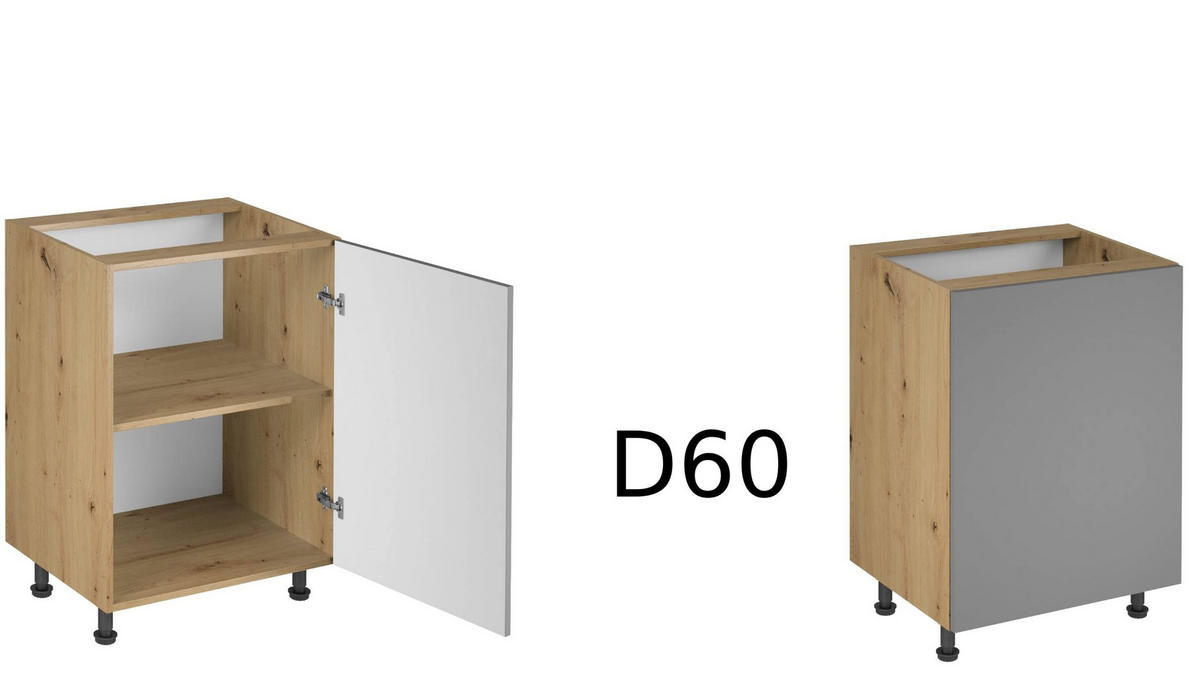 KÜCHENZEILE 440 cm - Langen KL8-M440 in Beige/Matt - Beige/Schwarz, Holz/Metall (440/248/58cm)