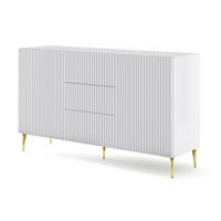 SIDEBOARD WEIß - Goldfarben/Weiß, Holzwerkstoff (150/87/42cm) - FURNLUX