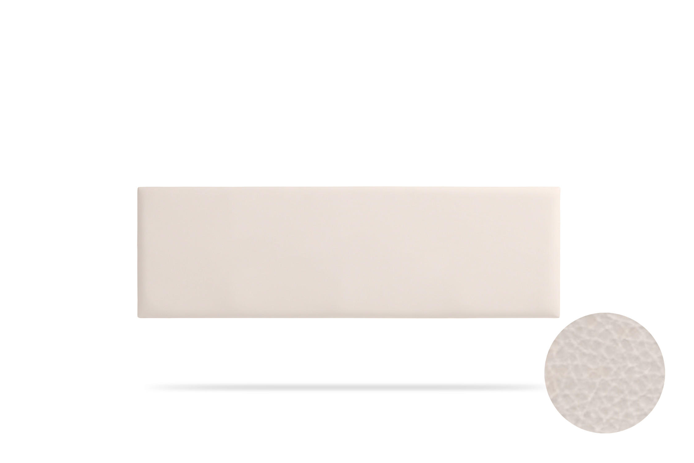 KOPFTEIL gepolstert NOVA Kunstleder 170x50x5 cm - Beige - Moonia - Beige, Holz (170/5/50cm)