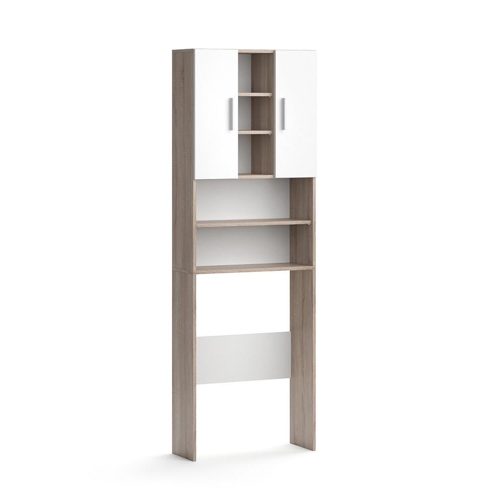 WASCHMASCHINENSCHRANK Luis Sonoma 64 x 190 cm - Sonoma Eiche, Holzwerkstoff (64/190/25.6cm) - Vicco