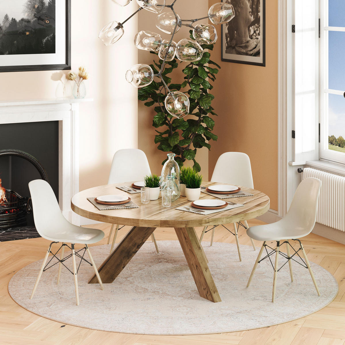 FLACHWEBETEPPICH Zoe Beige - Beige, Textil (280/380cm) - Kukoon Rugs