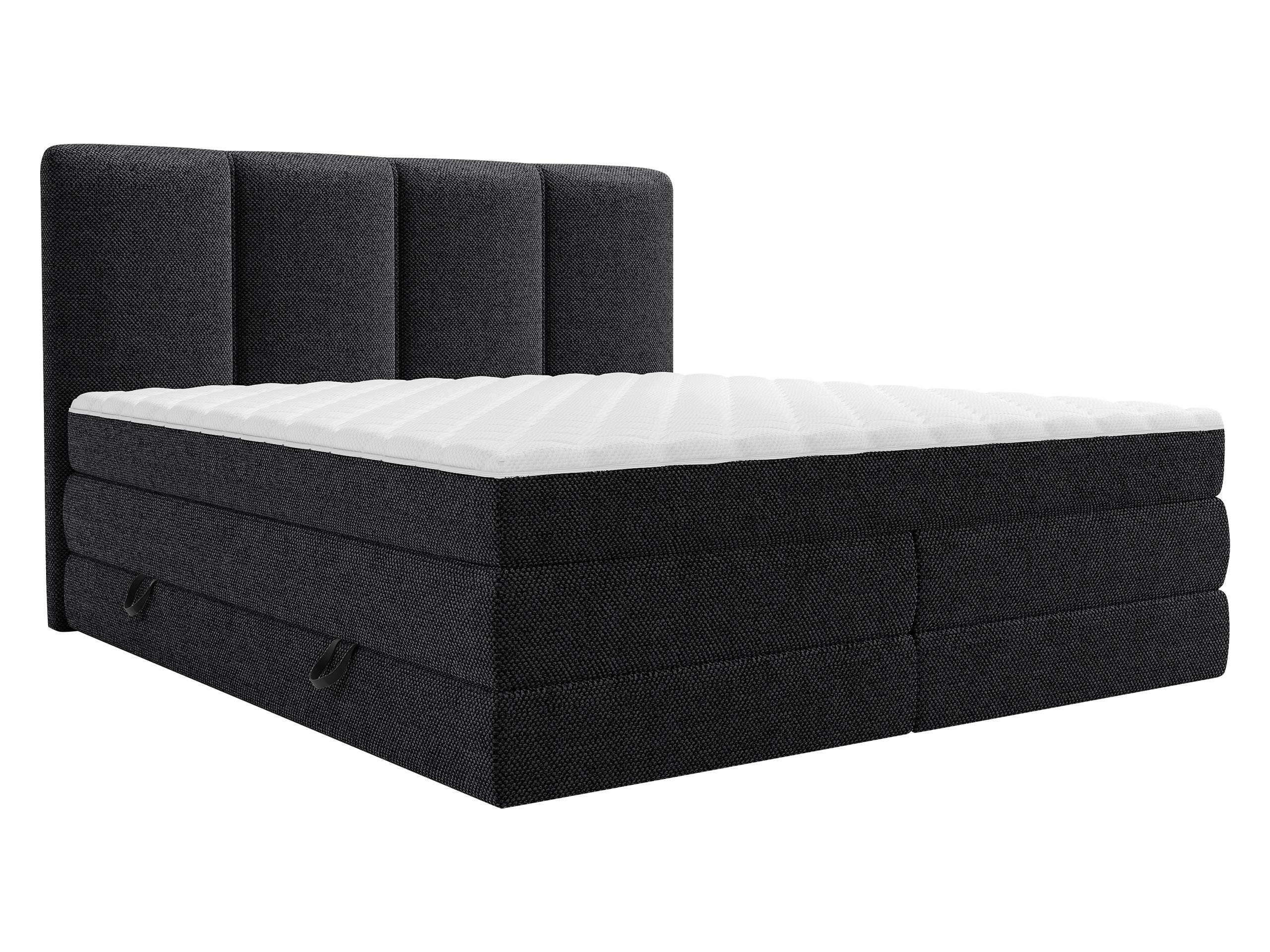 BOXSPRINGBETT Point - Anthrazit, Holz/Holzwerkstoff (180/200cm) - MIRJAN24