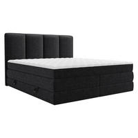 BOXSPRINGBETT Point - Anthrazit, Holz/Holzwerkstoff (160/200cm) - MIRJAN24
