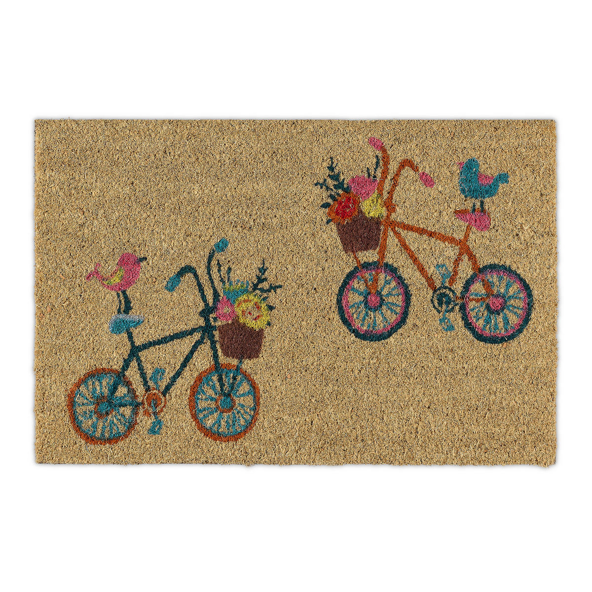 FUSSMATTE - Beige, Kunststoff/Textil (60/40cm) - Relaxdays