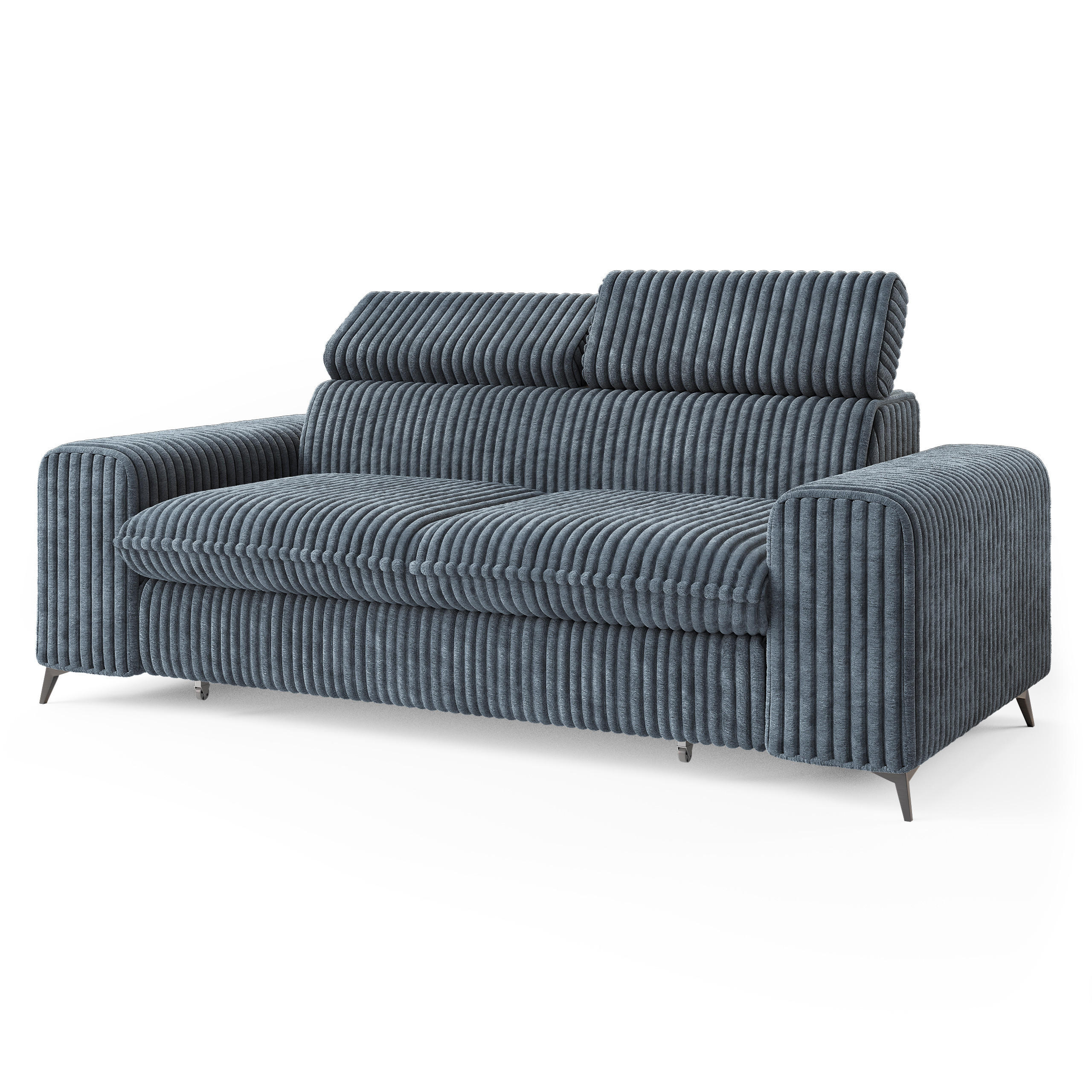 Masseno Bettsofa Grau 191x89x92 cm