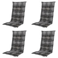 GARTENSTUHLKISSEN Patchy 123/50 cm 4er-Set - Grau, Textil (50/7/123cm) - Madison