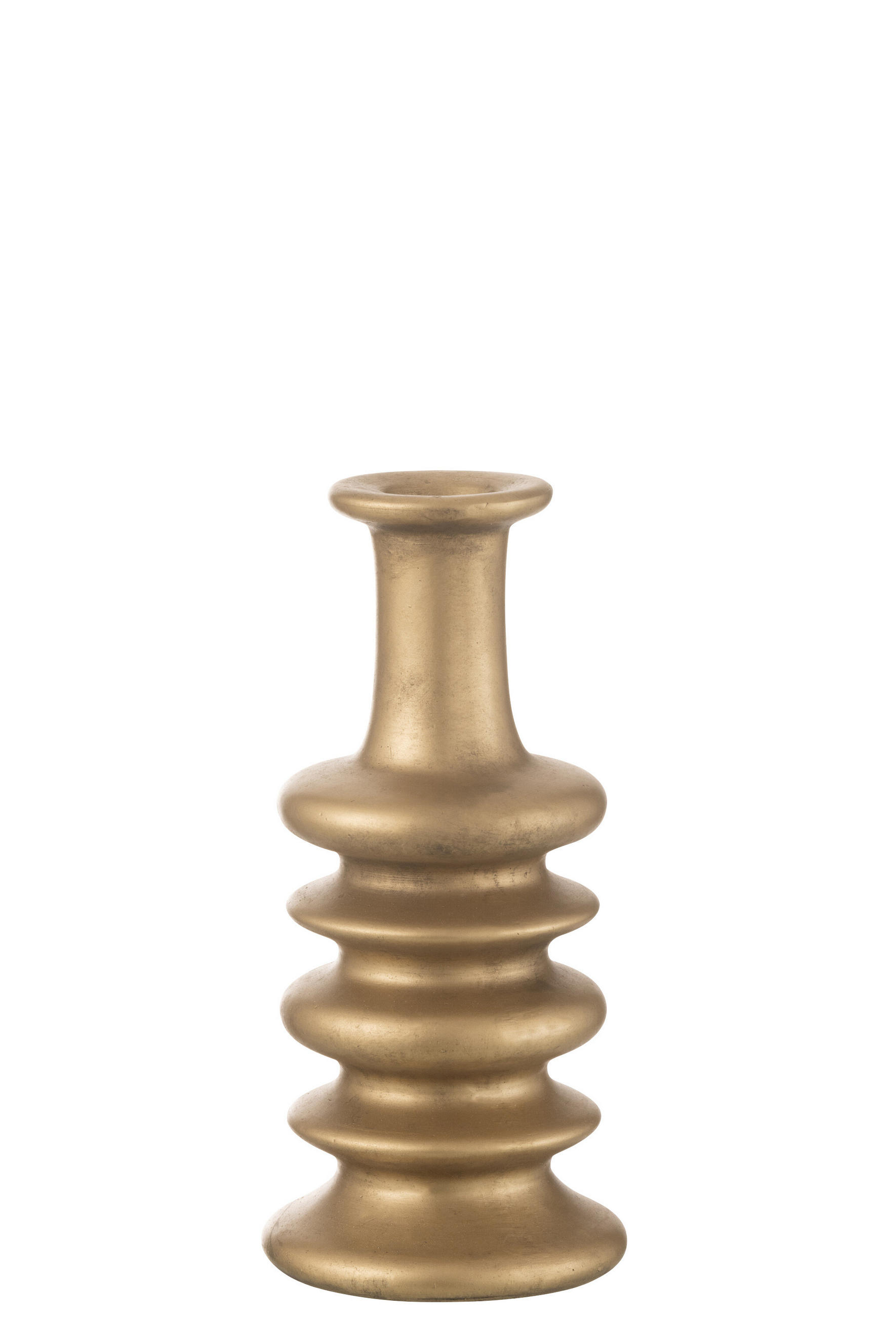 VASE NEBU - Töpferei - Gold - 38 cm hoch - Goldfarben, Keramik (38cm) - J-Line