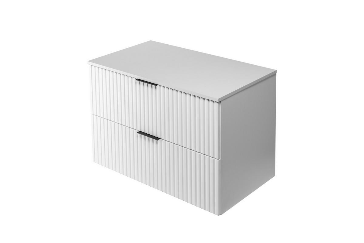 WASCHBECKUNTERSCHRANK Weiß matt 80/57/46 cm - Weiß, Holzwerkstoff (80/57/46cm) - Rodan