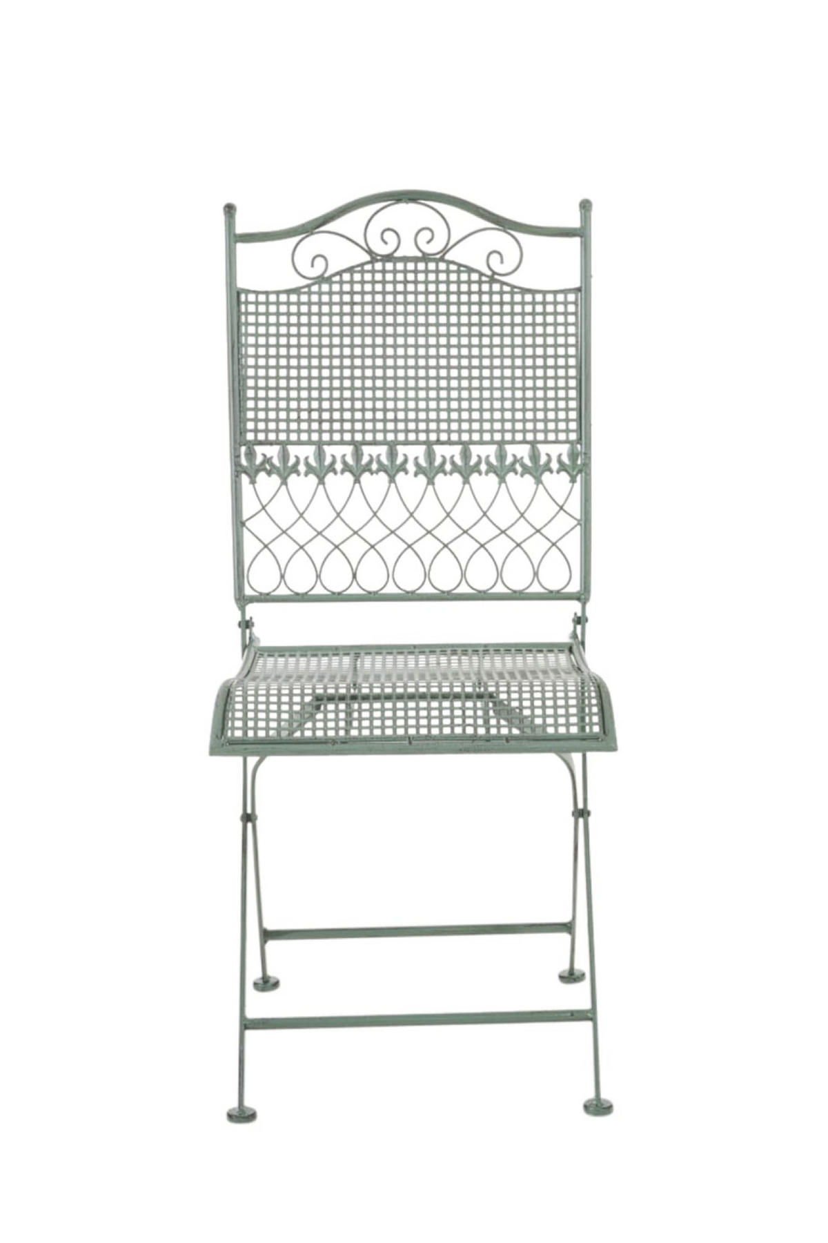 GARTENSTÜHLE Kirstin - 2er Set - antik-grün - Grün, Metall (41/50/91cm) - TPFGarden