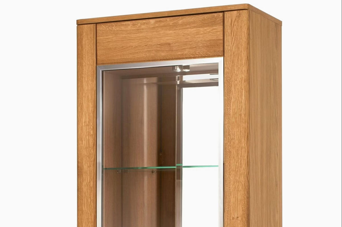 WOHNZIMMER-SET Latina Honig Eiche 4-teilig - Honigeiche/Braun, Holz/Holzwerkstoff (225/200/42cm) - Feldmann-Wohnen
