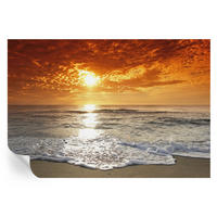 FOTOTAPETE 152x104 cm - Meereswellen - Gelb, Textil (152/104cm) - Wallfluent