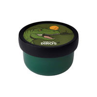 FRUCHTBOX MIT GABEL Campus Dino 300 ml - Dunkelgrün, Kunststoff (6.7/10.4/6.7cm) - Mepal