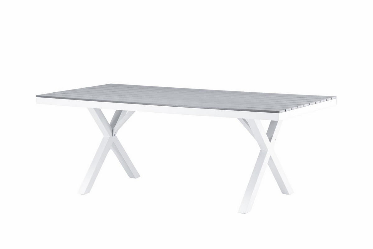 GARTENTISCH Grau - Grau, Holzwerkstoff (200/100/74cm) - ebuy24