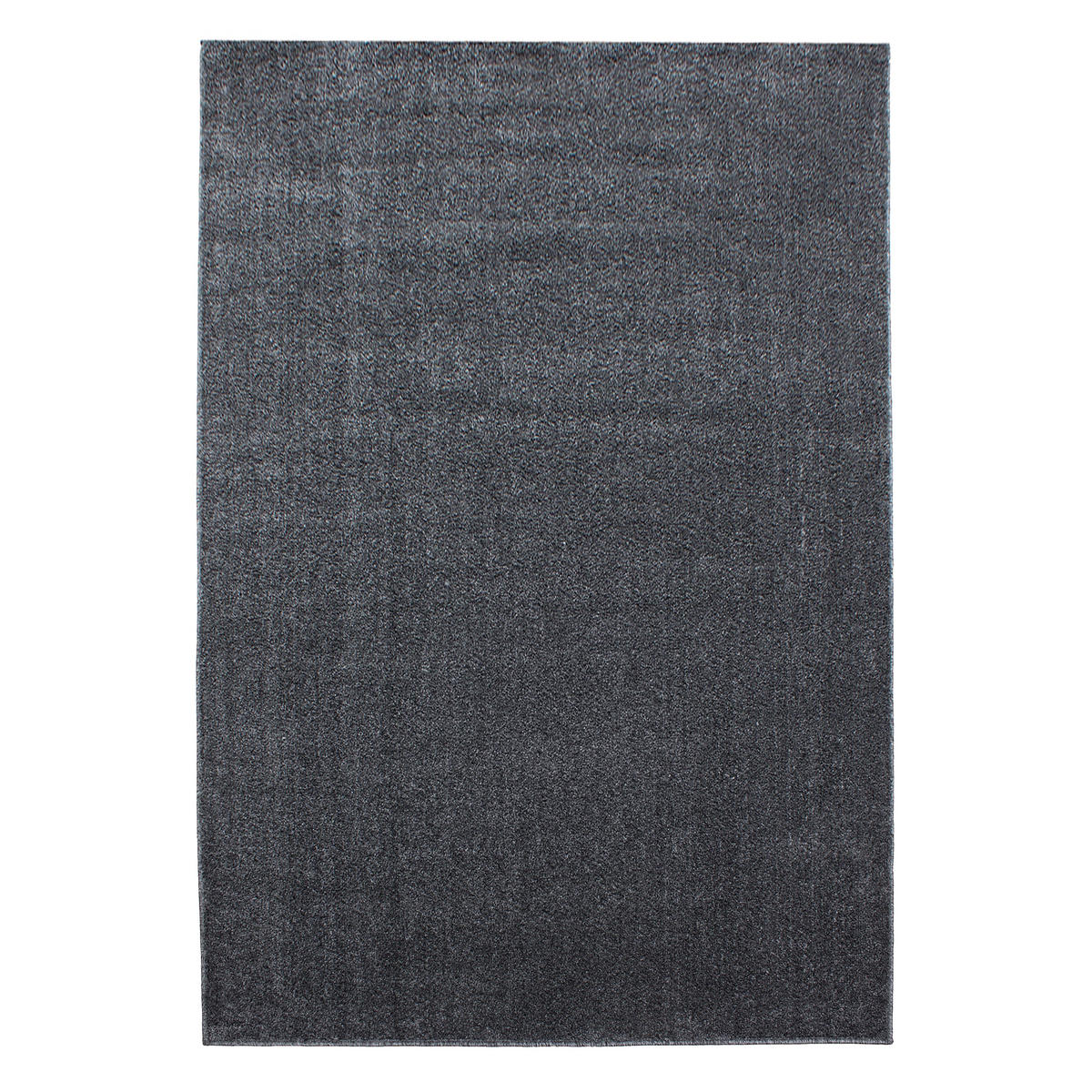 TEPPICH Kurzflor Uni Polypropylen Wohnzimmer Grau Läufer 80x150 - Grau, Textil (80/150cm) - KADIMA DESIGN