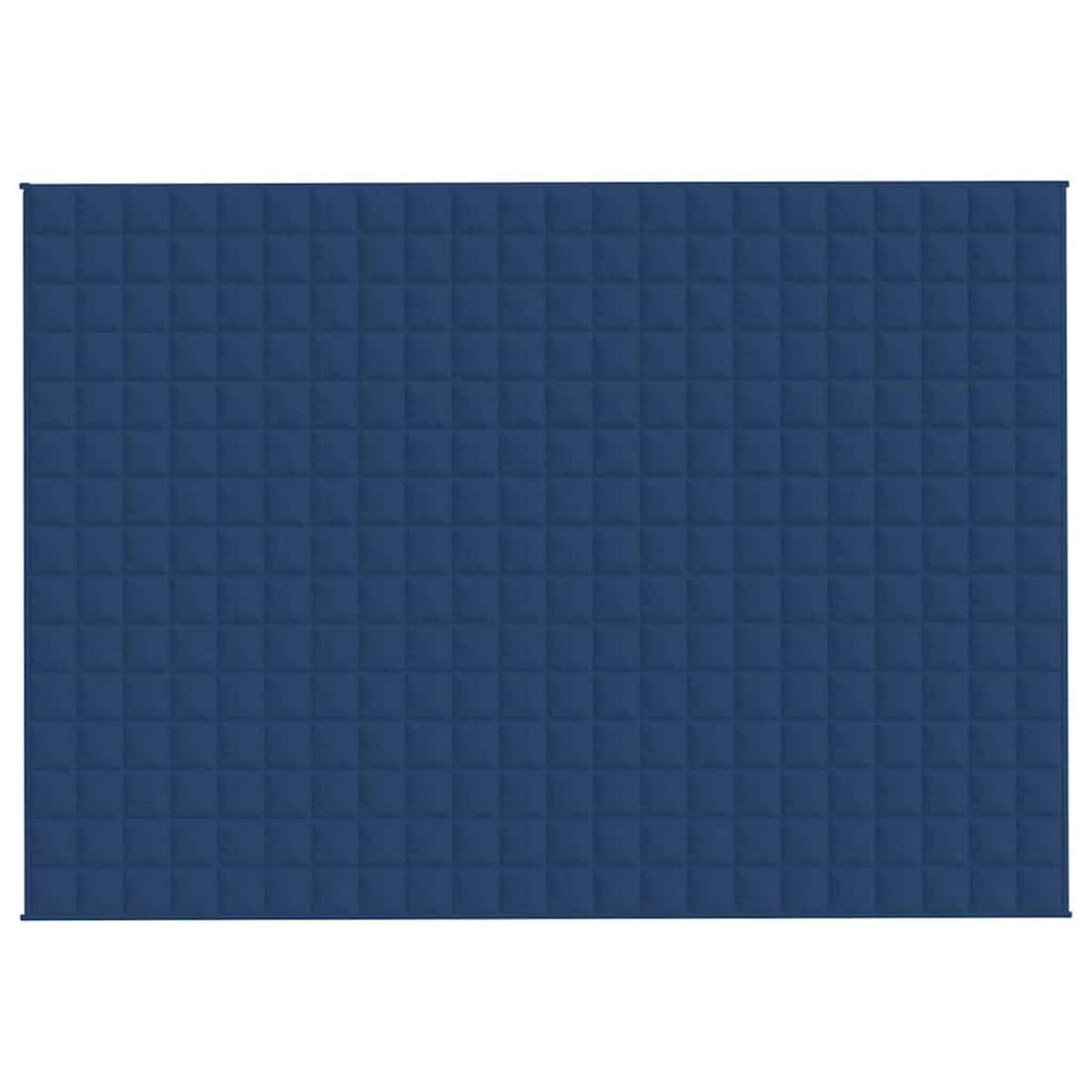 GEWICHTSDECKE Blau 155/220 Cm 11 Kg Stoff - Blau, Textil (150/220cm) - vidaXL